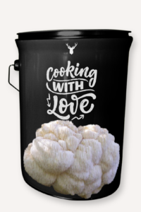 "Cooking with Love" Lion's Mane Mushroom Grow Kit - Infuse Your Dishes with Organic Passion