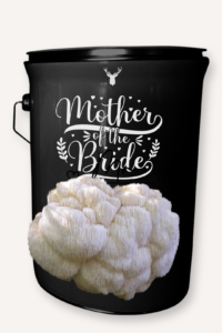 "Mother of the Bride" Lion's Mane Mushroom Grow Kit - Celebrate Her Grace with Beautiful Organic Mushrooms