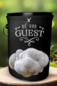 "Be Our Guest" Lion's Mane Mushroom Grow Kit - A Unique Invitation for Weddings, Christenings, and Special Events