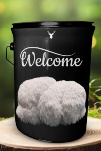 "Welcome" Lion's Mane Mushroom Grow Kit - Greet New Beginnings with Organic Gourmet Mushrooms