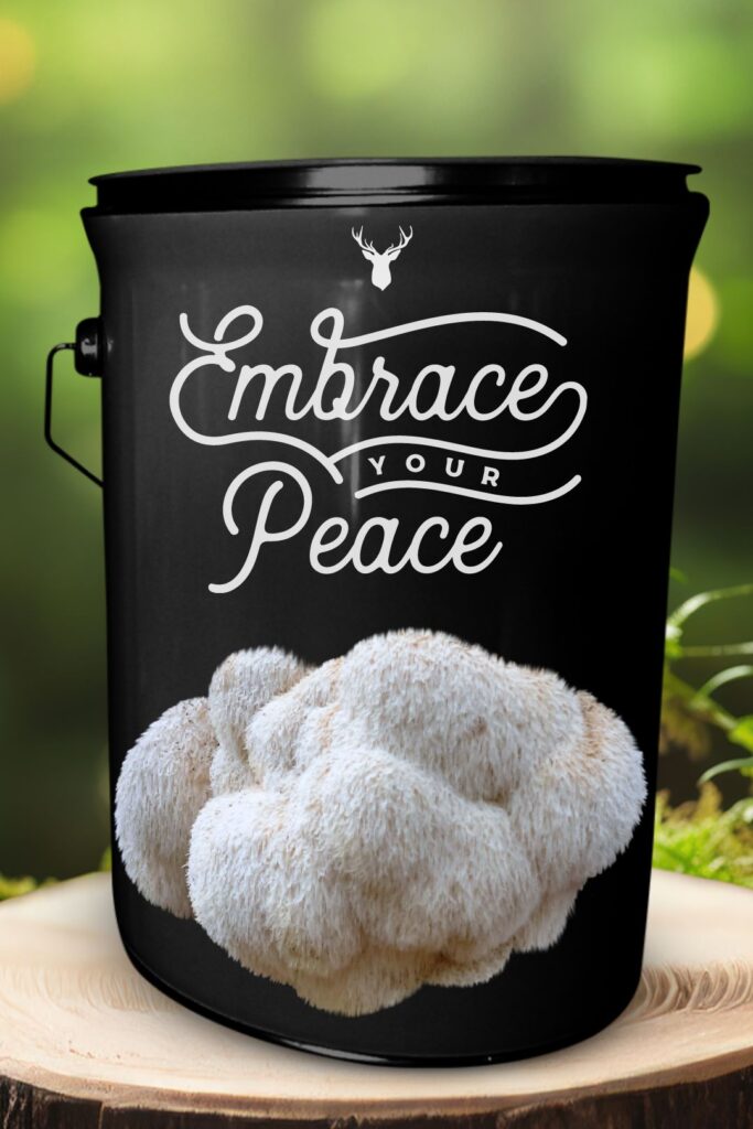  "Embrace Your Peace" Lion's Mane Mushroom Grow Kit - Cultivate Tranquility with Organic Luxury