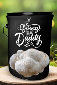  "Going to Be Daddy" Lion's Mane Mushroom Grow Kit - Celebrate the Joy of Fatherhood with Organic Mushrooms