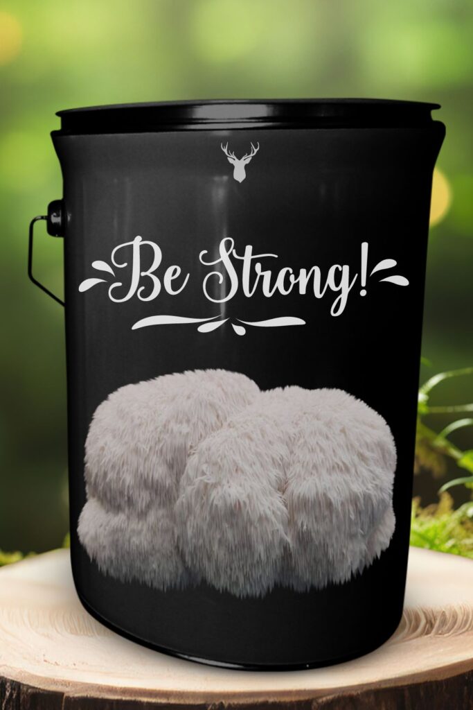 "Be Strong" Lion's Mane Mushroom Grow Kit - Empower with Organic Mushrooms