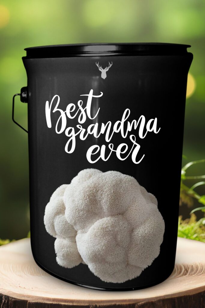  "Best Grandma Ever" Lion's Mane Mushroom Grow Kit - Cherish the Wisdom and Warmth of Grandma