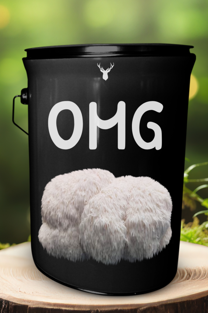 "OMG" Lion's Mane Mushroom Grow Kit - Share the Surprise with Organic Delights