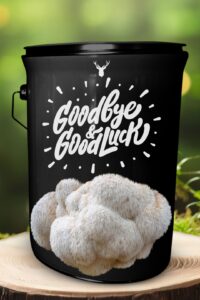 "Goodbye and Good Luck" Lion's Mane Mushroom Grow Kit - Wish Success with Organic Excellence