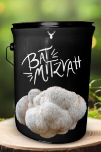 "Bat Mitzvah" Lion's Mane Mushroom Grow Kit - Honour Tradition with Organic Elegance