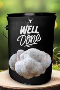 "Well Done" Lion's Mane Mushroom Grow Kit - Celebrate Achievements with Organic Gourmet Mushrooms