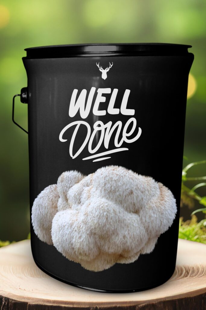 "Well Done" Lion's Mane Mushroom Grow Kit - Celebrate Achievements with Organic Gourmet Mushrooms